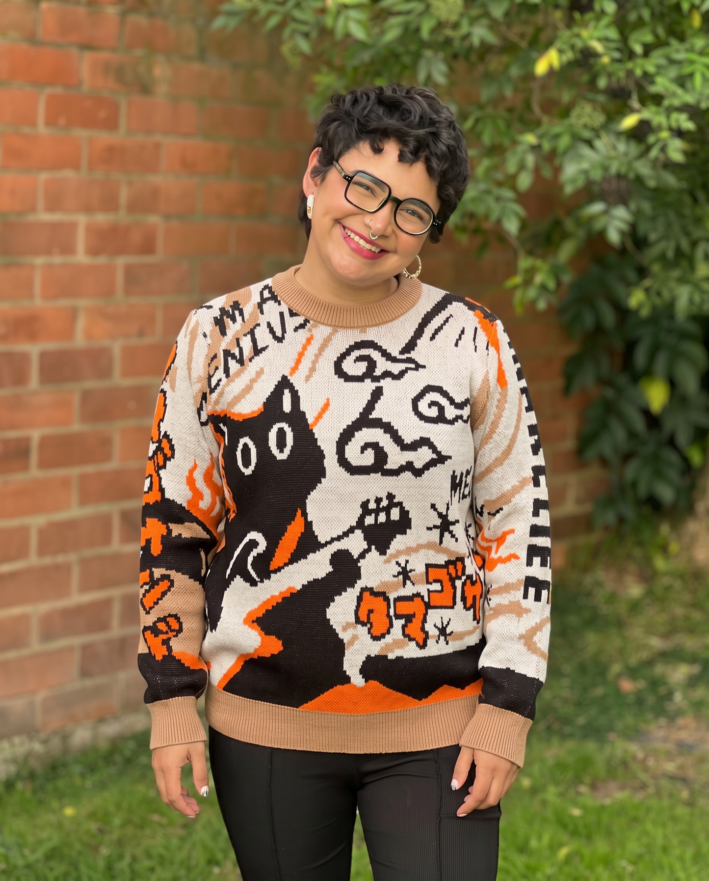 Sweater Black Cat