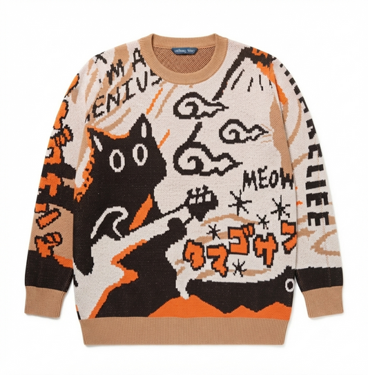 Sweater Black Cat